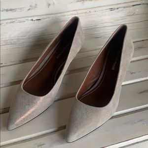 Donald J Pliner Franc Metallic Kitten Pumps